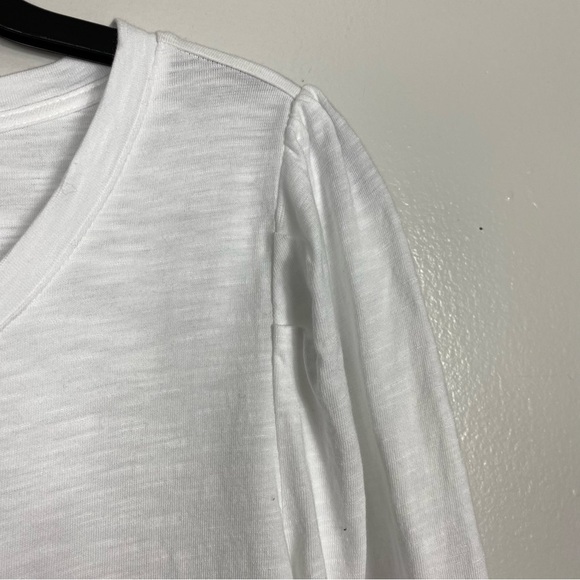 Talbots PUFF SLEEVE CREWNECK TEE - Picture 5 of 9